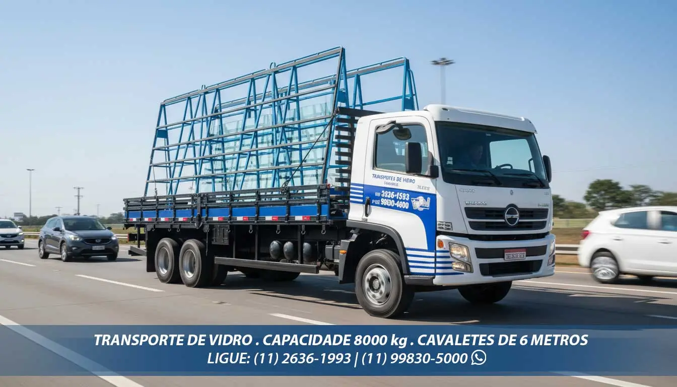 O setor vidreiro exige precisão, segurança e rapidez. Por isso, a Vidro Jumbo ampliou sua estrutura logística e lançou um novo caminhão especializado no transporte de vidros de grandes dimensões.