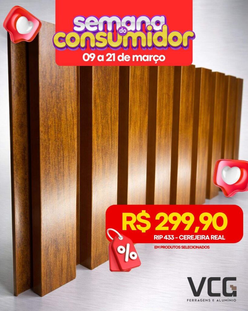 Perfil Ripado Alumínio Amadeirado: Sofisticação e Resistência