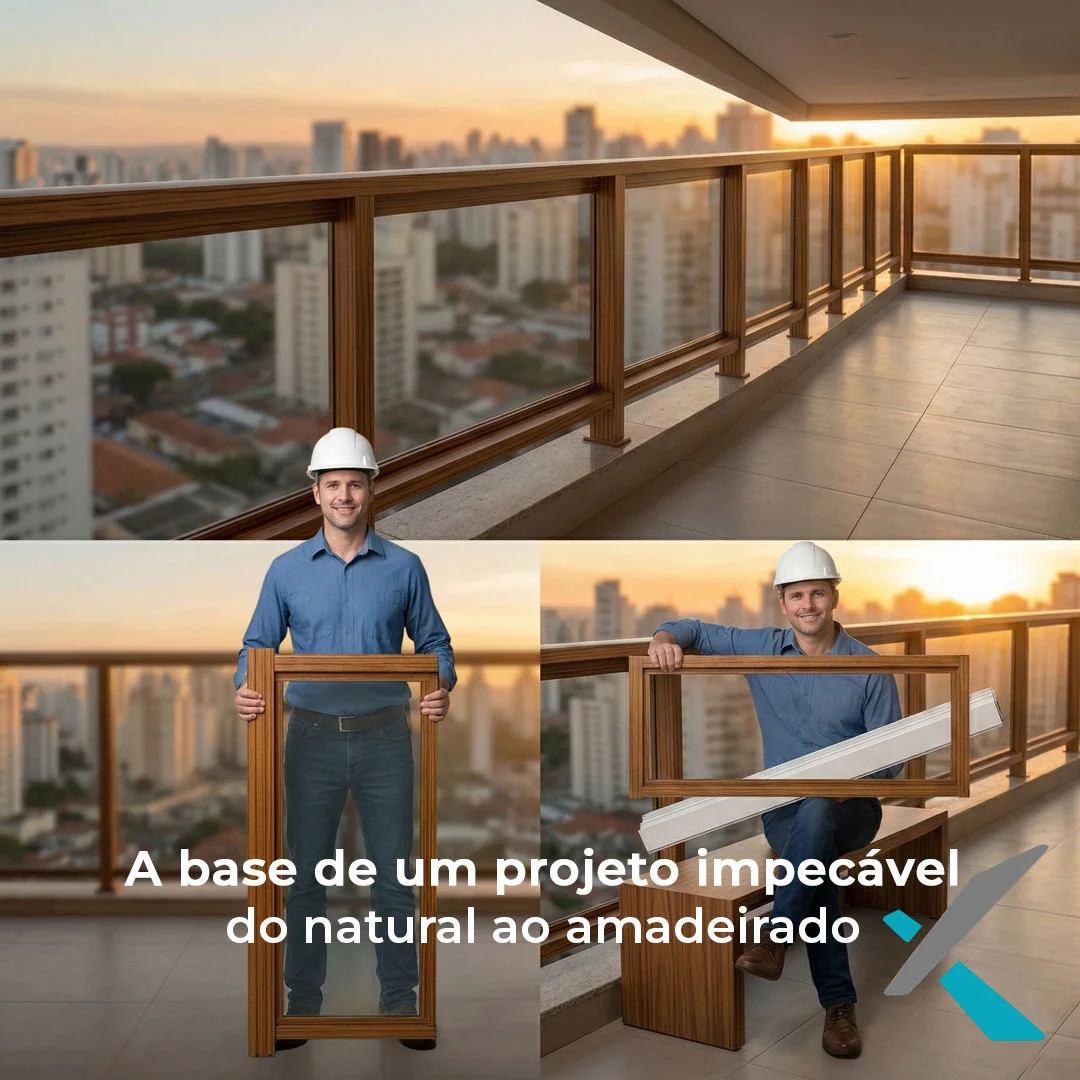 Perfis de Alumínio Amadeirado Alumifix: Sofisticação, Durabilidade e Acabamento Premium