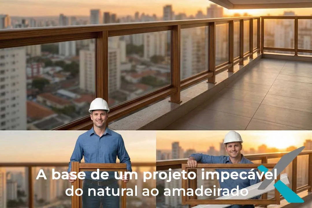 Perfis de Alumínio Amadeirado Alumifix para Obras Modernas e Sofisticadas