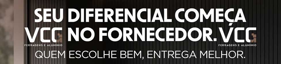 VCG Ferragens é referência em perfis de alumínio, ferragens para esquadrias e componentes para fachada pele de vidro em Salvador. Distribuição de Linha Gold, Linha Suprema e acessórios para vidro com pronta entrega.