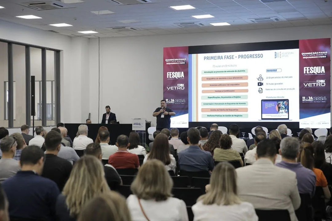 Encontro Nacional da AFEAL na Fesqua 2026 reúne profissionais da indústria de esquadrias de alumínio